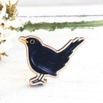 Bird Wooden Brooch