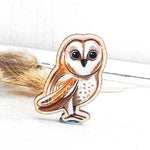 Bird Wooden Brooch