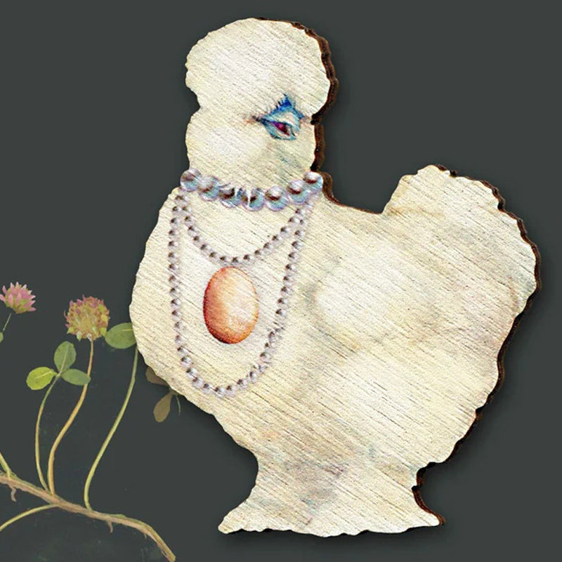 Bird Wooden Brooch