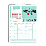 2025 Here We Fucking Go Again Calendar
