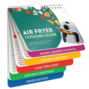 Air Fryer Cheat Sheet Magnets Cooking Guide Booklet