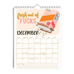 2025 Here We Fucking Go Again Calendar