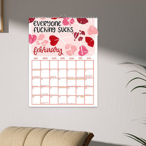 2025 Here We Fucking Go Again Calendar
