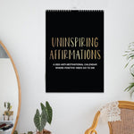 2025 Motivational Sarcastic Wall Calendar