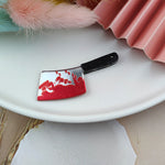 Halloween Scary Bloody Knife Ornament