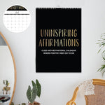 2025 Motivational Sarcastic Wall Calendar