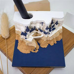 Castle Paper Sculpture Ornaments