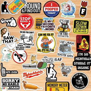 150 Funny Stickers For Adults