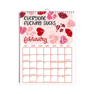 HERE WE FUCKING GO AGAIN 2025 CALENDAR