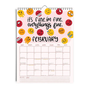 2025 Here We Fucking Go Again Calendar