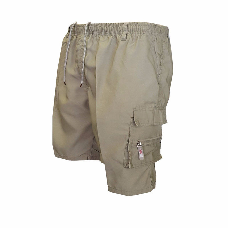 Men's Casual Elasticated Waist Cargo Shorts