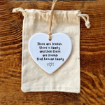 Ceramic Heart Hanging Ornament