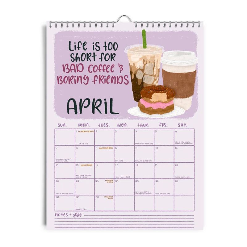 2025 Here We Fucking Go Again Calendar