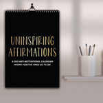 2025 Motivational Sarcastic Wall Calendar