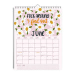 2025 Here We Fucking Go Again Calendar