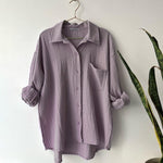 Women's Two-piece Long Sleeve Shirt Fashion Casual Suit