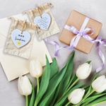 Ceramic Heart Hanging Ornament