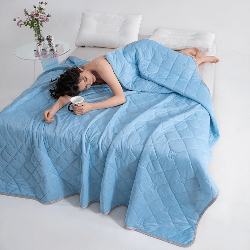 Double Sided Cooling Throw Blanket
