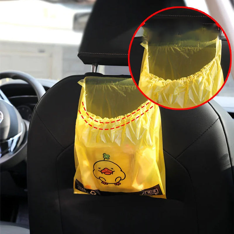 Cute Duck Portable Garbage Bag