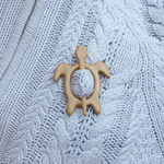 Brooch Pin with Wooden Animal Pattern  - 🔥🔥Pre-sale For A Limited Time With The Lowest Discount