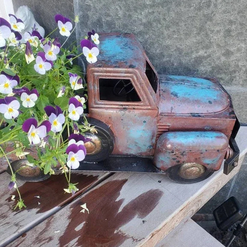 Spring Summer Large Rustic Farmhouse Truck