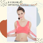 Front Cross Side Buckle Lace Bra