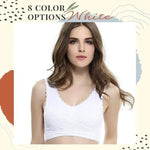 Front Cross Side Buckle Lace Bra