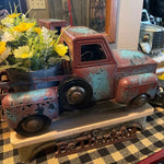 Spring Summer Large Rustic Farmhouse Truck