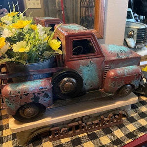 Spring Summer Large Rustic Farmhouse Truck