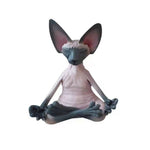Sphynx Cat Yoga Statue