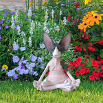 Sphynx Cat Yoga Statue