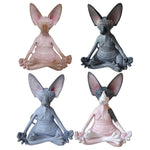 Sphynx Cat Yoga Statue