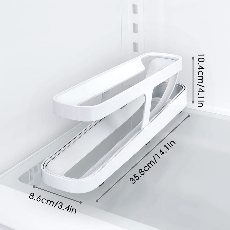 Automatic Scrolling Egg Rack Holder Storage Box