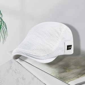 Men's Summer Mesh Newsboy Flat Cap