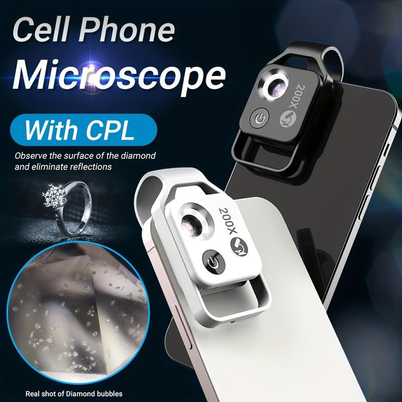 200x Cell Phone Camera Microscope Lens