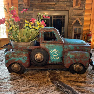 Spring Summer Large Rustic Farmhouse Truck