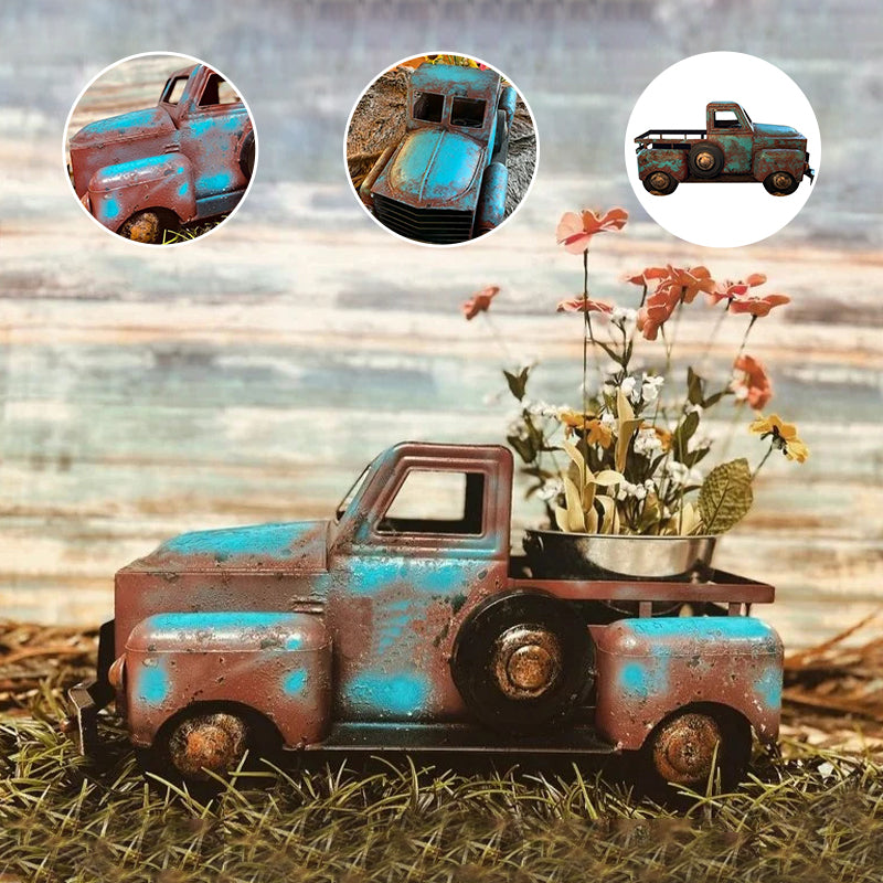 Spring Summer Large Rustic Farmhouse Truck