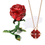 Four Leaf Heart Shape Lucky Necklace  - 🔥🔥Pre-sale For A Limited Time With The Lowest Discount