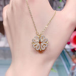 Four Leaf Heart Shape Lucky Necklace  - 🔥🔥Pre-sale For A Limited Time With The Lowest Discount