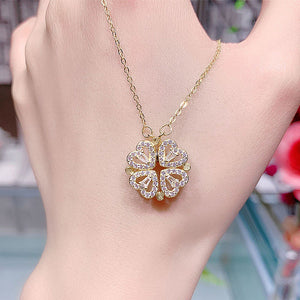 Four Leaf Heart Shape Lucky Necklace  - 🔥🔥Pre-sale For A Limited Time With The Lowest Discount