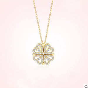 Four Leaf Heart Shape Lucky Necklace  - 🔥🔥Pre-sale For A Limited Time With The Lowest Discount
