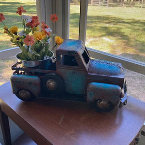 Spring Summer Large Rustic Farmhouse Truck