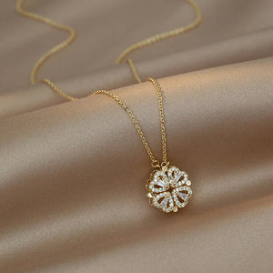 Four Leaf Heart Shape Lucky Necklace  - 🔥🔥Pre-sale For A Limited Time With The Lowest Discount