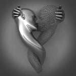 3D Love HeartWall Art Painting