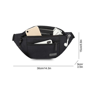 Large Crossbody Fanny Pack Belt Bag