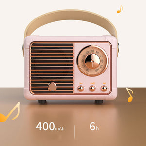 Radio Shaped Bluetooth Speaker