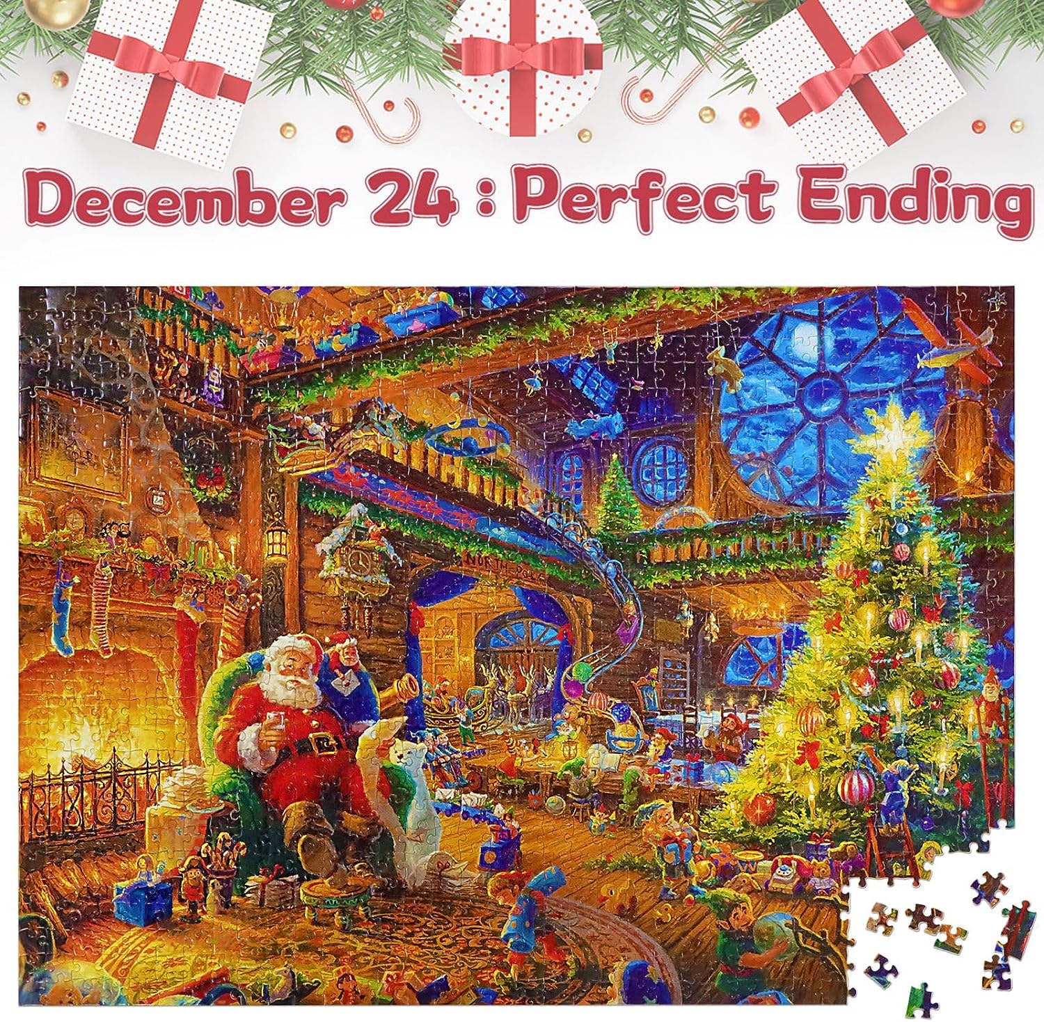 Advent Calendar 2023 Christmas Jigsaw Puzzles——🎅🎅The best solution for Christmas gifts