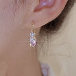 Shiny Colorful Zircon Drop Earrings