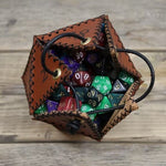 Leather D20 Dice Bag
