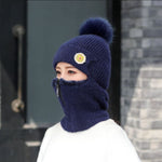 Women Cute Winter Hat Scarf Set
